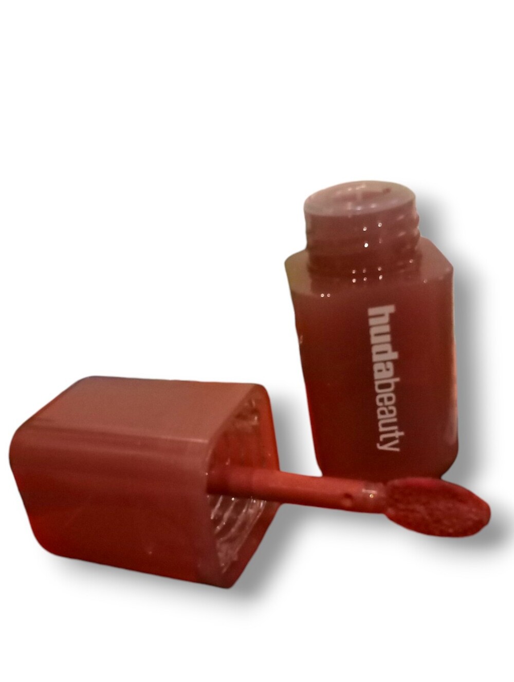 HUDA BEAUTY Strawberry Latte Collection Lip/Blush Set + Heart Mirror NEW - Picture 16 of 16